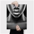 Picture of Fashion Makeup B&W _GroupedProduct_Rectangle_Portrait_Photography _GroupedProduct_Rectangle_Portrait_Canvas_