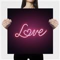 Picture of Neon Love _GroupedProduct_Square_Photography _GroupedProduct_Square_Canvas_