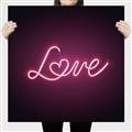 Picture of Neon Love _GroupedProduct_Square_Photography _GroupedProduct_Square_Canvas_