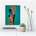 Picture of African Fashion Girl _GroupedProduct_Rectangle_Portrait_Canvas_