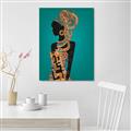 Picture of African Fashion Girl _GroupedProduct_Rectangle_Portrait_Canvas_