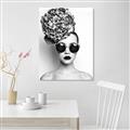Picture of Modern Flower Girl _GroupedProduct_Rectangle_Portrait_Photography _GroupedProduct_Rectangle_Portrait_Canvas_