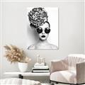 Picture of Modern Flower Girl _GroupedProduct_Rectangle_Portrait_Photography _GroupedProduct_Rectangle_Portrait_Canvas_