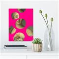 Picture of Neon Pink Circles _GroupedProduct_Rectangle_Portrait_Canvas_