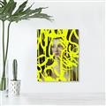 Picture of Neon Yellow Graffiti _GroupedProduct_Rectangle_Portrait_Canvas_