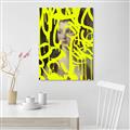 Picture of Neon Yellow Graffiti _GroupedProduct_Rectangle_Portrait_Canvas_