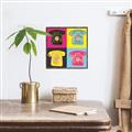Picture of Rotary Phones _GroupedProduct_Square_Canvas_Framed_