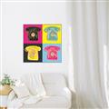 Picture of Rotary Phones _GroupedProduct_Square_Canvas_Framed_