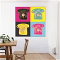 Picture of Rotary Phones _GroupedProduct_Square_Canvas_Framed_