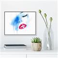 Picture of Blue Eyed Girl  _GroupedProduct_Rectangle_Landscape_Canvas_Framed_
