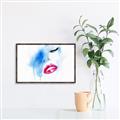 Picture of Blue Eyed Girl  _GroupedProduct_Rectangle_Landscape_Canvas_Framed_