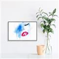 Picture of Blue Eyed Girl  _GroupedProduct_Rectangle_Landscape_Canvas_Framed_