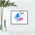 Picture of Blue Eyed Girl  _GroupedProduct_Rectangle_Landscape_Canvas_Framed_