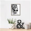 Picture of Modern Flower Girl _GroupedProduct_Rectangle_Portrait_Photography _GroupedProduct_Rectangle_Portrait_Canvas_Framed_