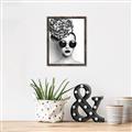 Picture of Modern Flower Girl _GroupedProduct_Rectangle_Portrait_Photography _GroupedProduct_Rectangle_Portrait_Canvas_Framed_