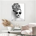 Picture of Modern Flower Girl _GroupedProduct_Rectangle_Portrait_Photography _GroupedProduct_Rectangle_Portrait_Canvas_Framed_