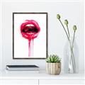 Picture of Kiss Me  _GroupedProduct_Rectangle_Portrait_Canvas_Framed_