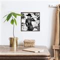 Picture of Newspaper Fashion _GroupedProduct_Square_Canvas_Framed_