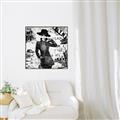 Picture of Newspaper Fashion _GroupedProduct_Square_Canvas_Framed_