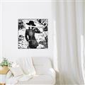Picture of Newspaper Fashion _GroupedProduct_Square_Canvas_Framed_