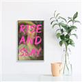 Picture of Rise and Slay _GroupedProduct_Rectangle_Portrait_Canvas_Framed_