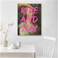 Picture of Rise and Slay _GroupedProduct_Rectangle_Portrait_Canvas_Framed_