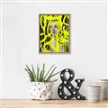 Picture of Neon Yellow Graffiti _GroupedProduct_Rectangle_Portrait_Canvas_Framed_