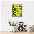Picture of Neon Yellow Graffiti _GroupedProduct_Rectangle_Portrait_Canvas_Framed_