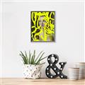 Picture of Neon Yellow Graffiti _GroupedProduct_Rectangle_Portrait_Canvas_Framed_