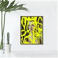 Picture of Neon Yellow Graffiti _GroupedProduct_Rectangle_Portrait_Canvas_Framed_