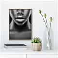 Picture of Fashion Makeup B&W _GroupedProduct_Rectangle_Portrait_Photography _GroupedProduct_Rectangle_Portrait_Canvas_Framed_