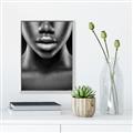 Picture of Fashion Makeup B&W _GroupedProduct_Rectangle_Portrait_Photography _GroupedProduct_Rectangle_Portrait_Canvas_Framed_