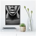 Picture of Fashion Makeup B&W _GroupedProduct_Rectangle_Portrait_Photography _GroupedProduct_Rectangle_Portrait_Canvas_Framed_