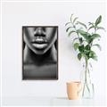 Picture of Fashion Makeup B&W _GroupedProduct_Rectangle_Portrait_Photography _GroupedProduct_Rectangle_Portrait_Canvas_Framed_