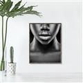 Picture of Fashion Makeup B&W _GroupedProduct_Rectangle_Portrait_Photography _GroupedProduct_Rectangle_Portrait_Canvas_Framed_