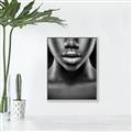 Picture of Fashion Makeup B&W _GroupedProduct_Rectangle_Portrait_Photography _GroupedProduct_Rectangle_Portrait_Canvas_Framed_