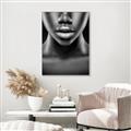 Picture of Fashion Makeup B&W _GroupedProduct_Rectangle_Portrait_Photography _GroupedProduct_Rectangle_Portrait_Canvas_Framed_