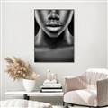 Picture of Fashion Makeup B&W _GroupedProduct_Rectangle_Portrait_Photography _GroupedProduct_Rectangle_Portrait_Canvas_Framed_