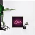 Picture of Neon Love _GroupedProduct_Square_Photography _GroupedProduct_Square_Canvas_Framed_