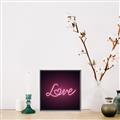 Picture of Neon Love _GroupedProduct_Square_Photography _GroupedProduct_Square_Canvas_Framed_