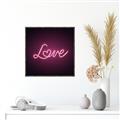 Picture of Neon Love _GroupedProduct_Square_Photography _GroupedProduct_Square_Canvas_Framed_