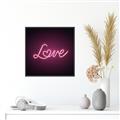 Picture of Neon Love _GroupedProduct_Square_Photography _GroupedProduct_Square_Canvas_Framed_