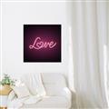 Picture of Neon Love _GroupedProduct_Square_Photography _GroupedProduct_Square_Canvas_Framed_