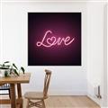 Picture of Neon Love _GroupedProduct_Square_Photography _GroupedProduct_Square_Canvas_Framed_