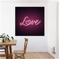 Picture of Neon Love _GroupedProduct_Square_Photography _GroupedProduct_Square_Canvas_Framed_
