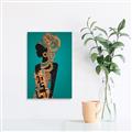 Picture of African Fashion Girl _GroupedProduct_Rectangle_Portrait_Unframed_Print_Only_