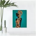Picture of African Fashion Girl _GroupedProduct_Rectangle_Portrait_Unframed_Print_Only_