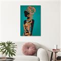 Picture of African Fashion Girl _GroupedProduct_Rectangle_Portrait_Unframed_Print_Only_