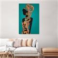 Picture of African Fashion Girl _GroupedProduct_Rectangle_Portrait_Unframed_Print_Only_