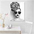 Picture of Modern Flower Girl _GroupedProduct_Rectangle_Portrait_Photography _GroupedProduct_Rectangle_Portrait_Unframed_Print_Only_